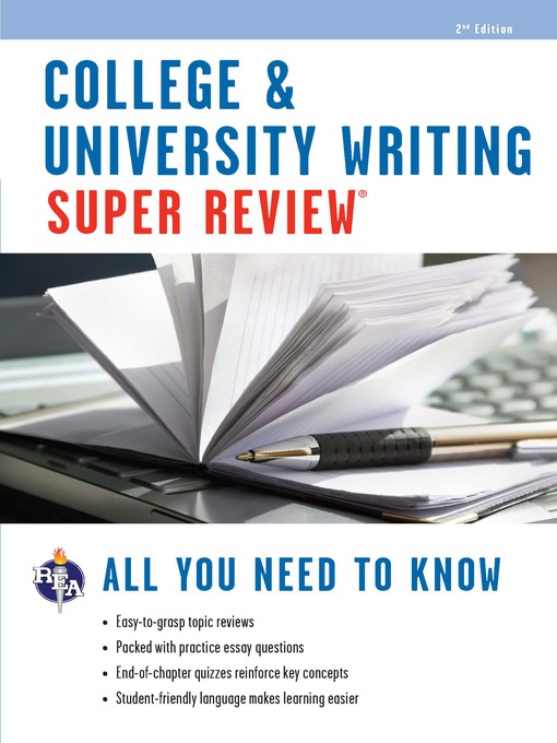 Title details for College & University Writing Super Review by Della Ata Khoury - Available